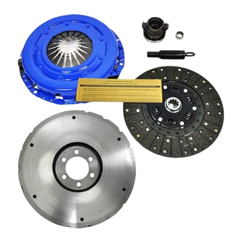 EFT Stage 2 Clutch Kit & HD Flywheel for 94-04 Jeep Cherokee Wrangler Grand Cherokee 4.0L OHV 6Cyl - Heavy Duty Performance Upgrade For Smooth Engagement - Precise Fit - Offers 12 Month Brand Warranty
