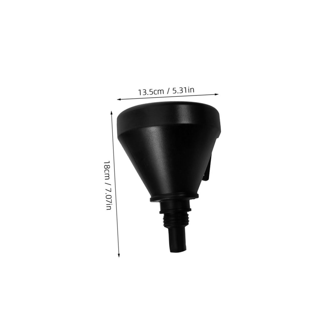 Ciieeo 2piezas Embudo de Combustible de Plástico para Coche y Motocicleta con Filtro para Cambiar Aceite y Repostar Gasolina