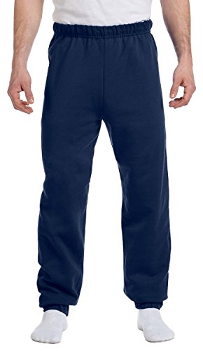 Jerzees Adult 8 oz. NuBlend Fleece Sweatpants M BLACK HEATHER