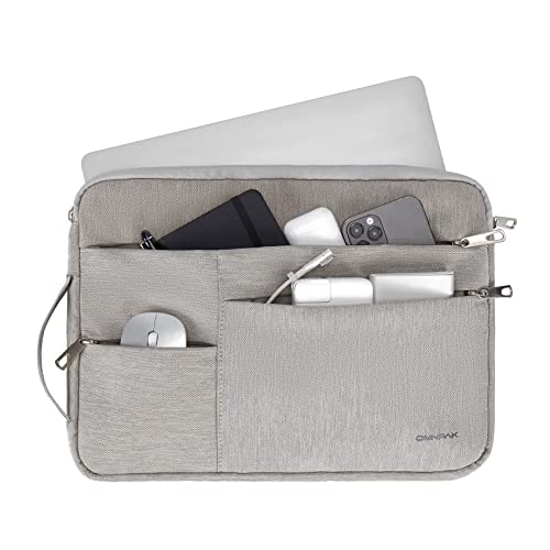 Omnpak 360°保護PCバッグ15.6インチThinkPadE595 / Dell XPS 17 2020発売 荷物用ベルト付き 耐衝撃性ラップトップケースVostro 15 3000 / Dell Inspiron 15 3000 15-15.6インチワイドラップトップブリーフケース Dynabook EZ35富士通東芝ASUS Acer互換撥水ビジネスバッグ 通勤 学校へ
