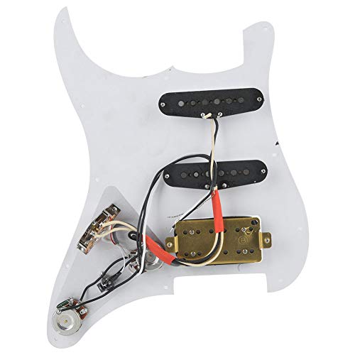 JOPESA Pickguard pré-câblé for Guitare, micros SSH durables Professionnels avec Plaque Anti-Rayures chargée for Guitare… - Les Beatles, Paul McCartney, John Lennon, RIngo Starr, George Harrison JOPESA Pickguard pré-câblé for Guitare, micros SSH durables Professionnels avec Plaque Anti-Rayures chargée for Guitare… – Image 8