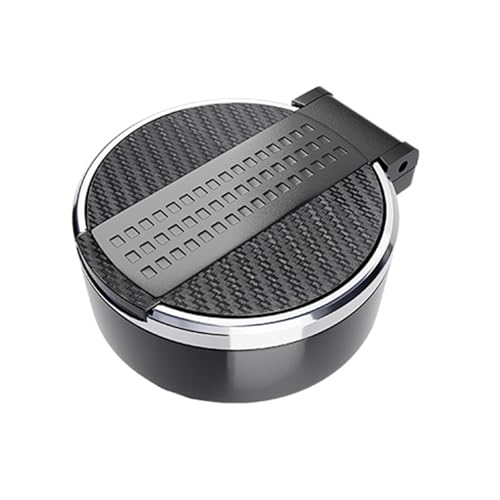 Ubxvamm Compact Car Ashtray with Lid Odor Resistant Cigarettes Holders Vehicle Cupholder Ashtray ABS for Car Cup Holders