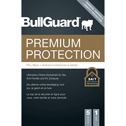 Bullguard Premium Protection - 1 Jahr 5 Geräte [Online Code]