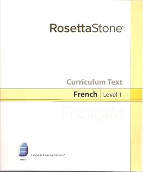 Paperback Rosetta Stone: French Level 1 Curriculum Text Book