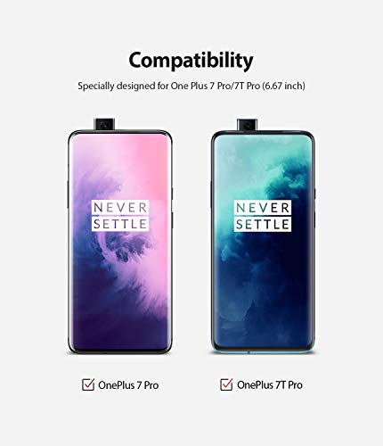 Image of Ringke PET Dual Easy Film Compatible With Oneplus 7 Pro /Oneplus 7T Pro High Resolution [Anti-Smudge Coating] Polyethylene Terephthalate Easy Application Case Friendly Screen Protector