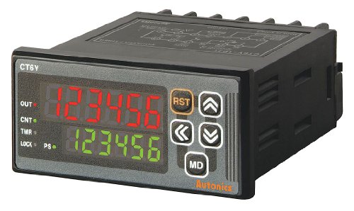 CT6Y-1P2, Counter/Timer, W72xH36mm, 6-Digit, LED, 1 Preset, PNP or NPN Input, Prescale Value Setting, Relay SPDT(1c) 250VAC 3A, NPN Open Collector Output, 24-48VDC / 24VAC