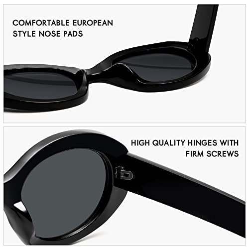Allarallvr Oval Trendy Retro Sunglasses For Women Men Fashion Sun Glasses Ar82158 #TOP3