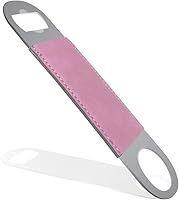 Vista 3 de LaserGram Abrebotellas, mariposa cola de golondrina, grabado personalizado incluido (cuero sintético, rosa)