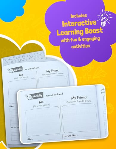 Image of English Handwriting Practice | Normal Font | English Writing Book 3 - Don't Bear the Bully Story Writing for Kids | Build Social Awareness Skills [Paperback] Woodsnipe Publishing House