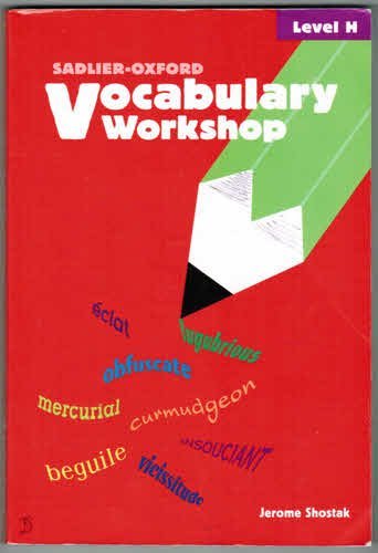 Vocabulary Workshop: Level H 0821576135 Book Cover
