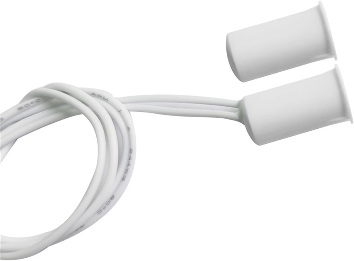 Embedded Door and Window Magnetic Alarm, Anti-Theft Device, Concealed Normally Open and Normally Closed Wired Door Magnetic Switch, Concealed Wooden Door Magnetic Switch (Size : Normally Closed)