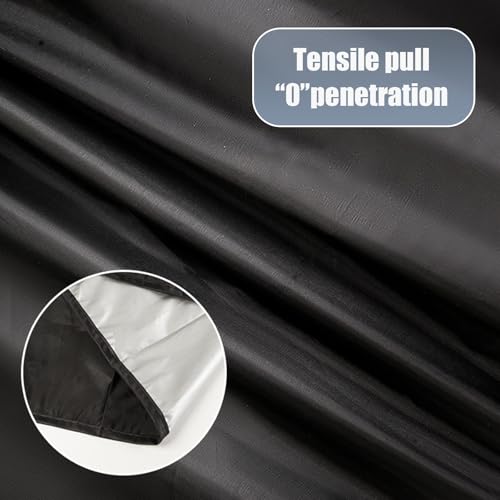 Image of Car Windshield Cover for Ice and Snow, Against Frost Ice and Snow Easy Installation Front Windshield Cover, 190T Silver Coated Cloth Double-sided Protective Auto Cover, Universal for Cars (Silver)
