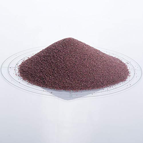 Foto von Schicker Mineral Granatsand Strahlmittel 120 mesh 25 kg, Mehrwegstrahlmittel Sandstrahlen, Graffitientfernung, Sanierung Sandstein, hohe Standzeit, abrasiv (Granatsand Strahlmittel, 0,18-0,25 mm)