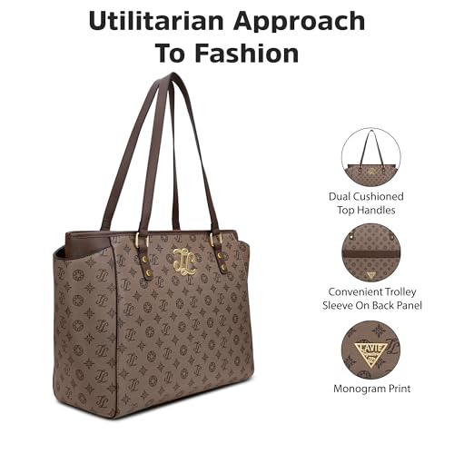 Image of Lavie Signature Women's Carmel Tote Bag | Tote Bag for Work | Ladies purse | Stylish Shoulder Bag | Gift for Women