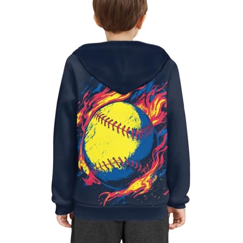 Kids Pullover Hoodie for Boys Girls - Graphic Print Sweatshirt Soft Long Sleeve for School Streetwear 6-16 Year4