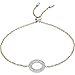 Produktbild Fossil JF03282998 Damen Armband Eternity Circles Bicolor Gold Zirkonia 21 cm