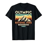 Olympic Est 1938 Washington Retro National Park T-Shirt