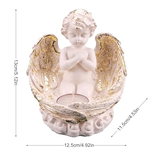 Bougeoir ailes d'ange pour centre de table de mariage et salon