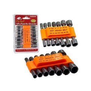 Pit Bull 14Piece Power Nut Driver Set