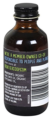 Frontier Peppermint Flavor Certified Organic, 2 Ounce Bottle (Pack of 2) - Image 2
