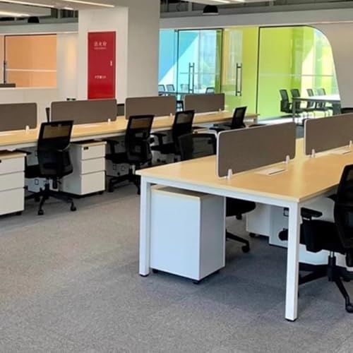 Cloison anti-bruit pour bureau en panneaux verts 30x100 cm : créez un espace de travail calme