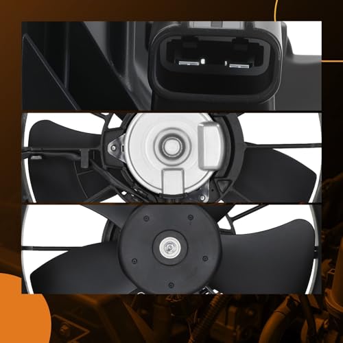 Image of maXpeedingrods 620-283 Engine Radiator Cooling Fan Assembly for Honda HR-V 2016 2017 2018, HO3113139 1901551BH01 601540