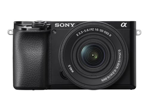 Sony Alpha 6100 Appareil Photo Hybride APS-C, avec Objectif 16-50 mm | AF en 0.02 s & Suivi des yeux humains et animaux, Vidéo 4K, Écran selfie vlogging