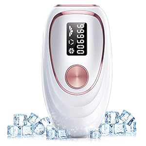 ZKMAGIC IPL Geräte Haarentfernung Laser Mit Gefrierfunktion 999.000 Leichte Impulse, Schmerzfreie Haarentfernung Laser Körper für Körper und Gesicht