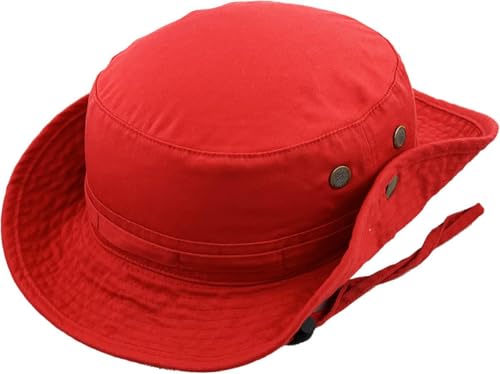 Image of KBETHOS Unisex Washed Cotton Bucket Hat Summer Outdoor Cap