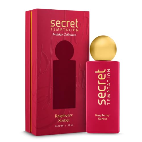 Image of Secret Temptation Raspberry Sorbet Eau De Parfum for Women, 50ml | Zesty & Fruity Berry Fragrance for Women | Long-Lasting Women's Perfume | Perfect For Brunches, Dates & Spontaneous Plans