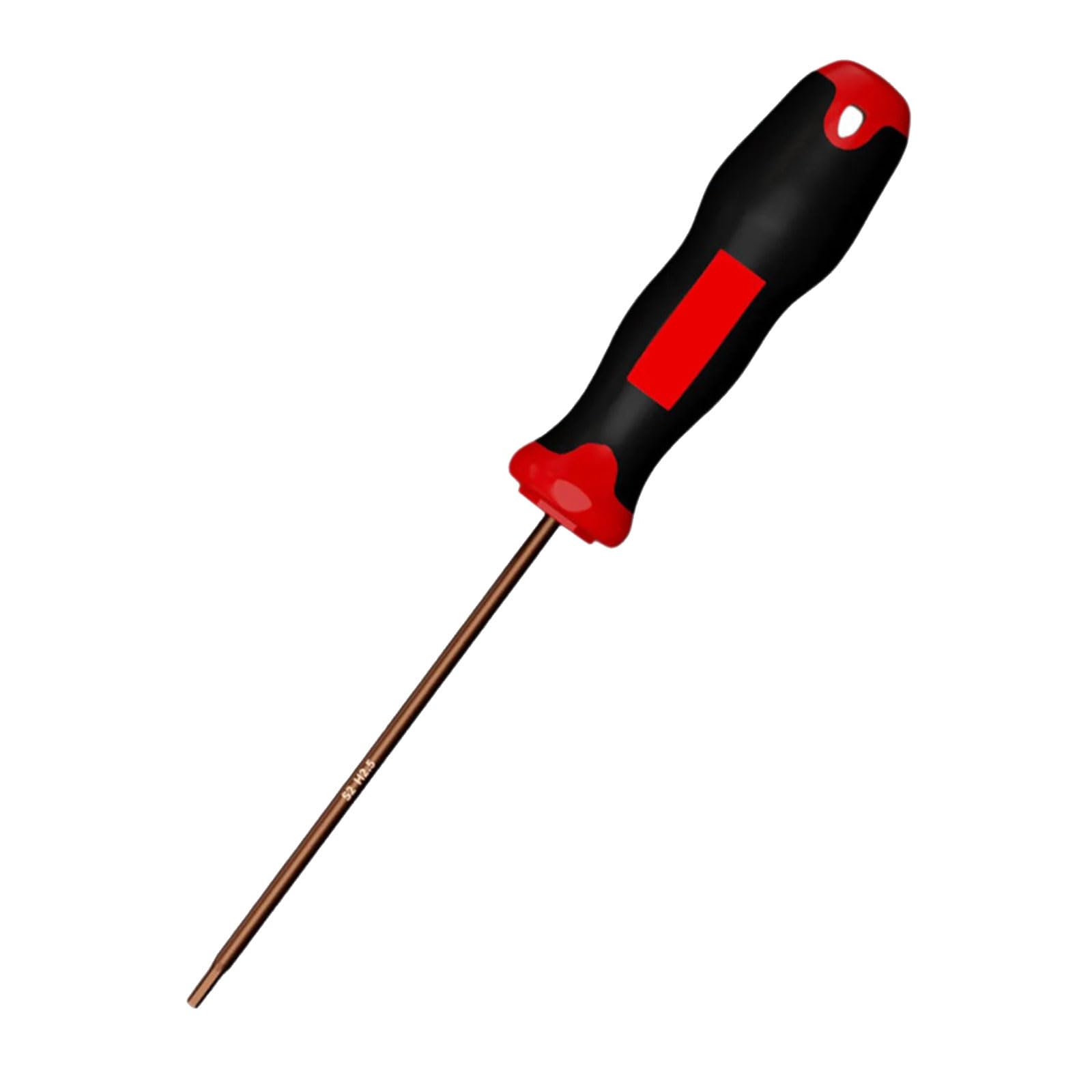 Thatiarry H2.5x100mm Duty Hexagonal Screwdriver With Tip And Antislip Design For Professional Mechanics And Diyer Projects Workshop Hexagonal Organizers