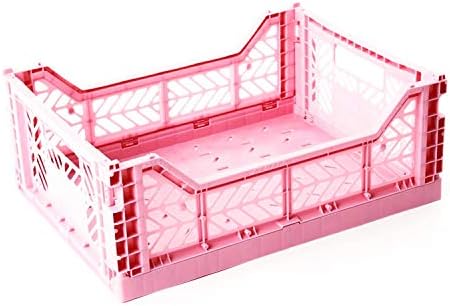 2 x AY-KASA - Midi-Box (Navy) Collapsible Storage Bin Container Basket Tote, Folding Basket Crate Container : Storage, Kitchen, Houseware Utility Basket Tote Crate