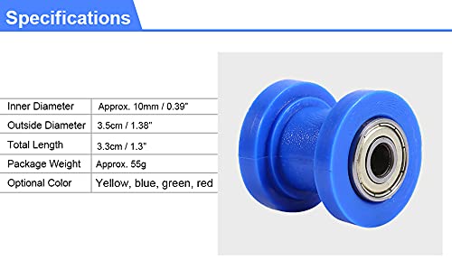 Sollbry 10mm Rouleau De Chaîne Curseur Tendeur Guide De Roue De Tendeur De Glisseur De Guide De Poulie Pour Pit Dirt Mini Velo Moto Atv 85445596