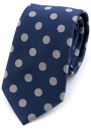 ドット柄ポリエステルネクタイ