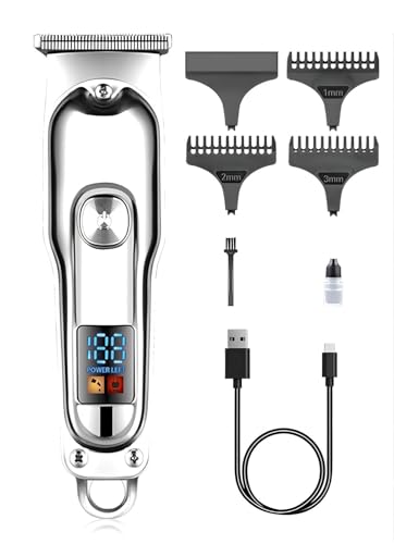 Image of Premium Hair and Beard Trimmer for Men - Advanced Adjustable Trimmers for Man Grooming - Precision Trimmer for Men with Zero Gap Technology for Effortless Shaving and Beard Trimming