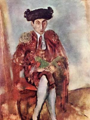 Peinture à l'huile Alfred Flechtheim par Pascin pour sublimer la décoration de votre salon branché