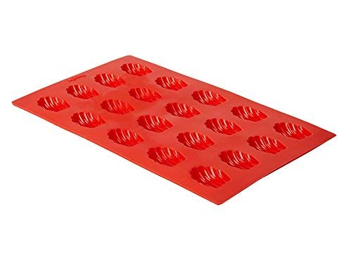 Lekue 20 Cavities Mini Madeleines Multi Cavity Baking Mould, Red #TOP2