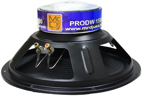 Mr. Dj PRODW-1500 Altavoz 12 Pulgadas 1200W Woofer 400W Pico miniatura 4