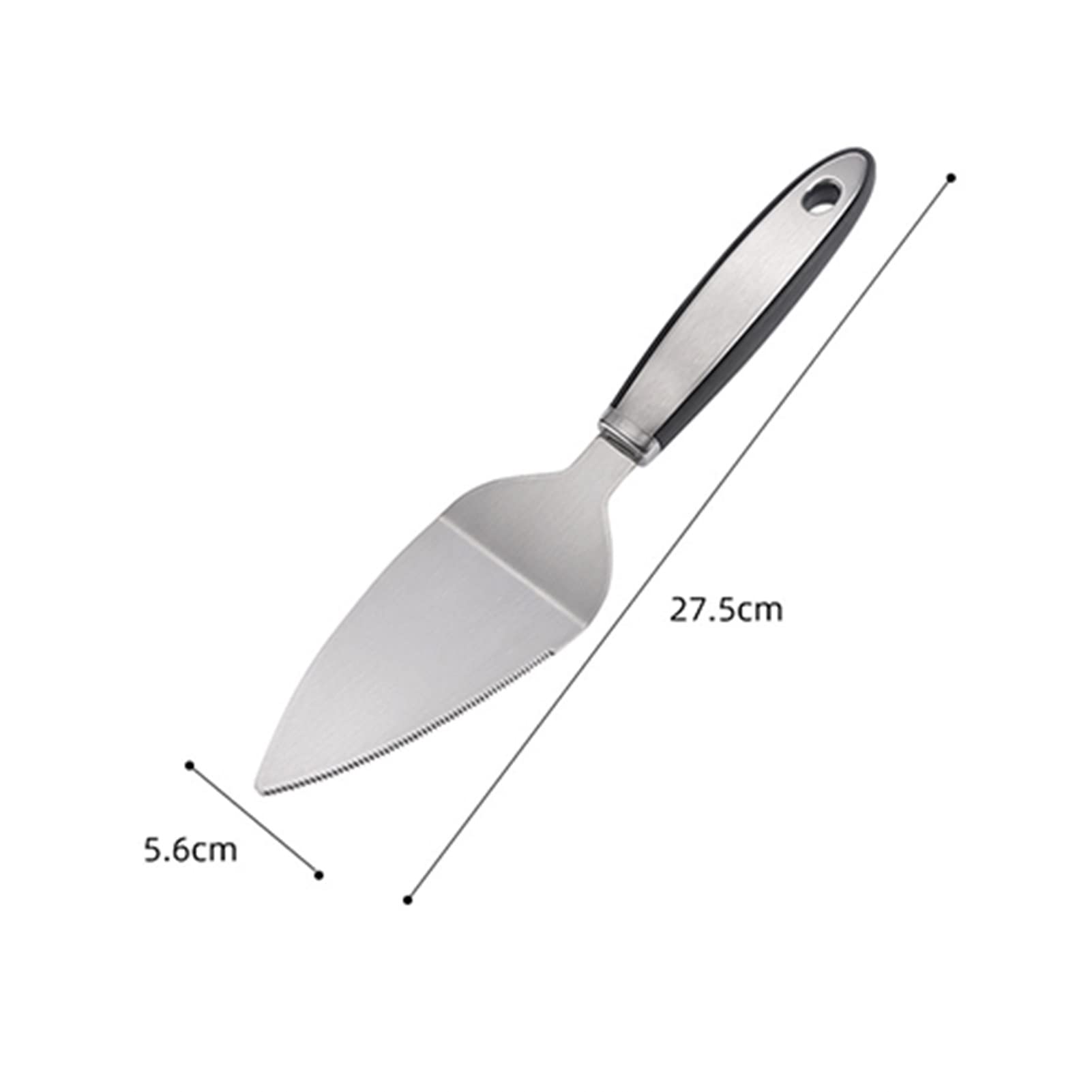 AKAZI Triangles Baking Tools Pizzaschneider Schaufel, Pfannkuchenwender aus Edelstahl, für Kuchen, Dessert, Torte, Wandmontage, einfach zu bedienen und zu reinigen