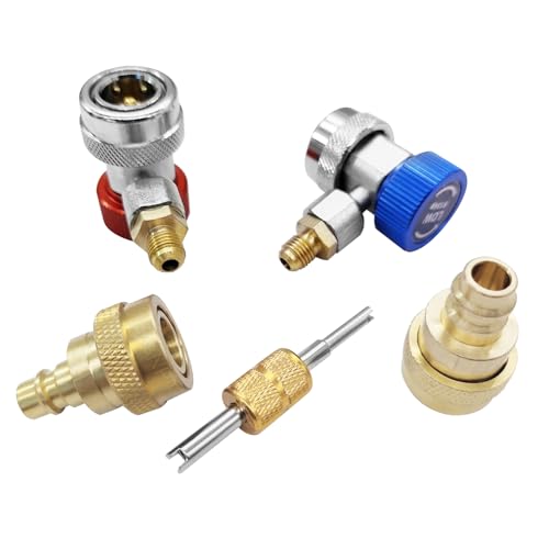 Kit Adaptadores Acoplamientos Rápidos Para Auto A/C