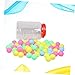 GOOHOCHY 40mm Seamless Table Tennis Balls Pong Balls for Entertainment and 100pcs Set Vibrant Colors