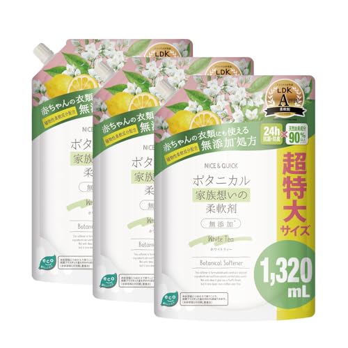 NICE&QUICK {^jJ Ƒz̏_ zCgeB[̍ eʋl 1320mL ×3 iCXNCbN VRR ӂ Y  xr[ q qǂ (3Zbg)