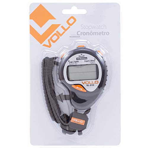 Cronômetro com 10 Memórias Vollo Sports