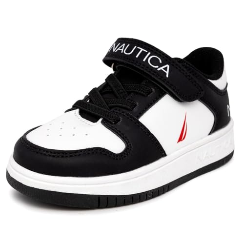Image of Nautica Kids Adjustable Strap Shoes | Comfortable Casual Sneakers for Boys and Girls, Toddlers & Little Kids