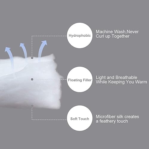 Miniatura 6 de Shatex Juego de cama de 7 piezas Bed-in-A-Bag - Juego de edredón Queen para todas las estaciones, edredones de poliéster ultra suave, tres borlas,