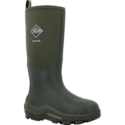 MUCK Men's Wetland Boot, Olive Green, Size 9(M)