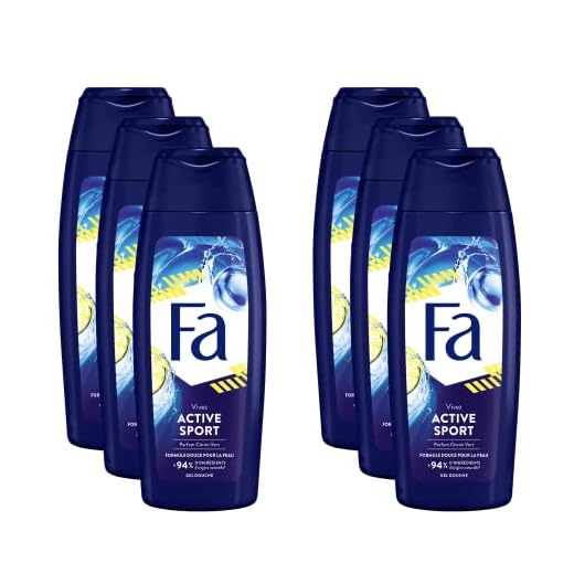 Fa – Gel de ducha Cap Tonique – Bote 250 ml – Lote de 6