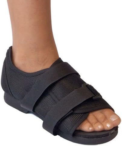 Medically Approved Post-Operation / Surgical Open Toe Shoe (LADIES) - As Supplied to UK Hospitals - Ideal for bulky dressings following foot, heel, toe, bunion operations MEDIUM (UK Size 4-5)