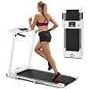 3.0 HP Foldable Portable Folding Small Treadmills for Home Office with 300 LBS Capacity, Walking Running Exercise Electric Compact Treadmill with LED Display