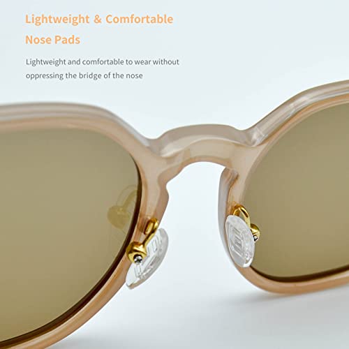 Polarized Sunglasses for Women LightWeight Fashion Sunglasses Driving UV400 Proctection Polygon3